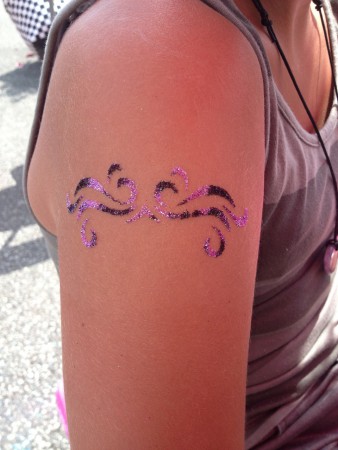 Tatouage Paillettes